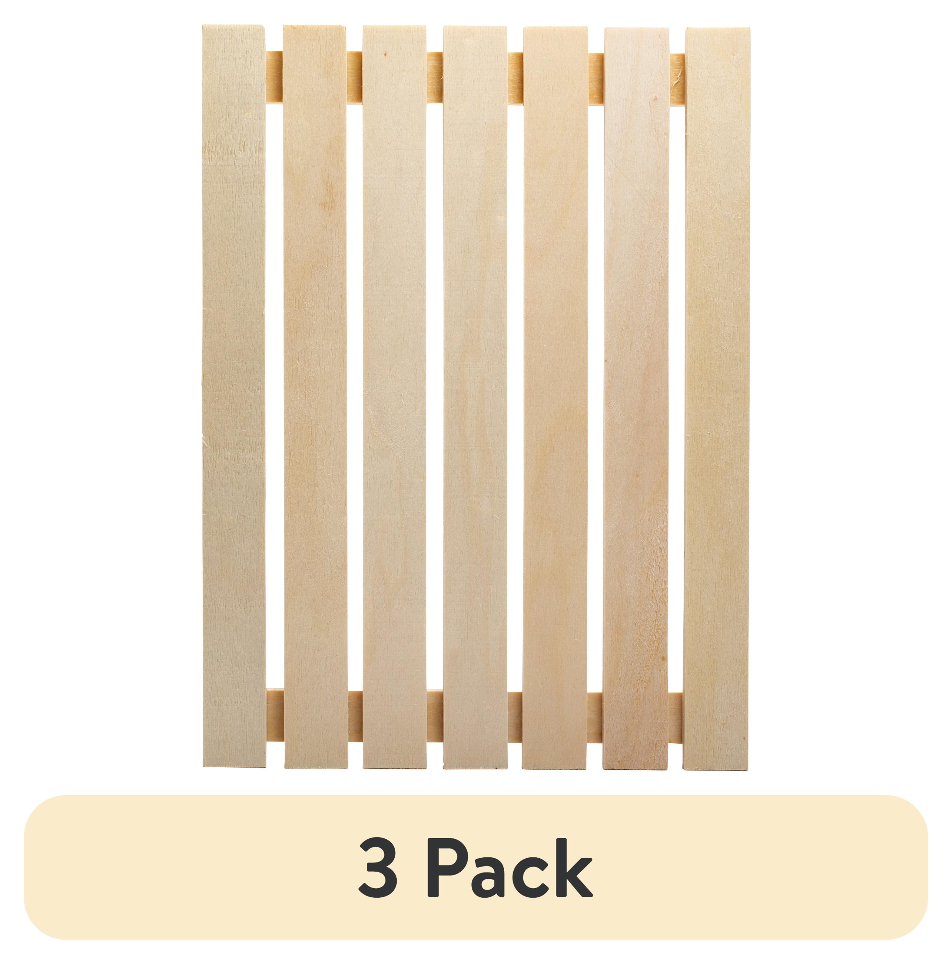 (3 pack) Plaid Wood Surface, Pallet Plaque, 1 Piece, 9.5" x 13"