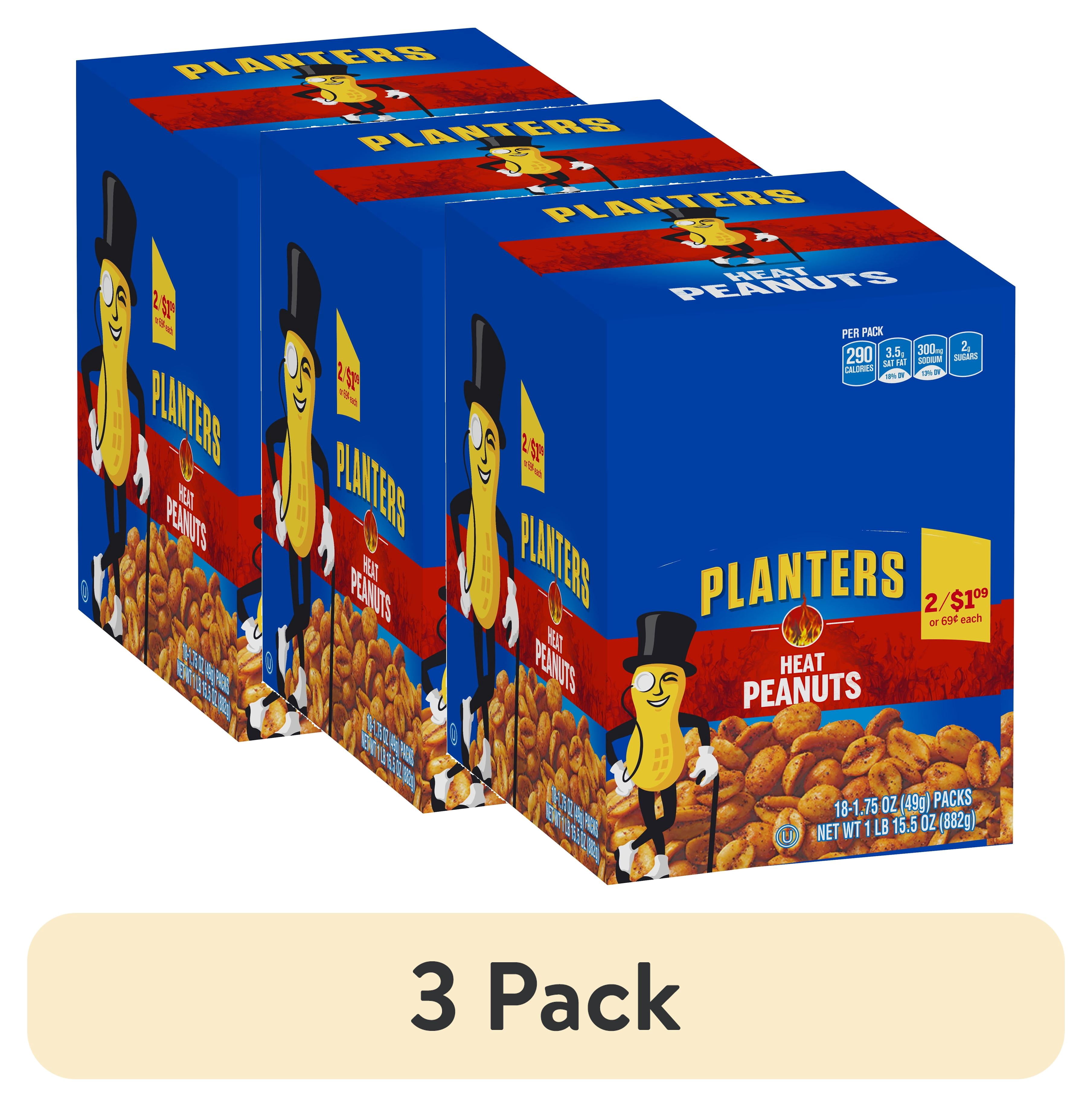 【ピーナッツ】 3-pack-Planters-Heat-Peanuts-