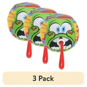 (3 pack) Play Day 2 Pack Soaking Splash and Sling Shot Soft Toy Balls for Backyard and Pool - Outdoor Summer Water Play for Kids & Families