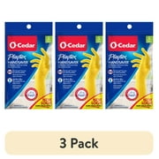 (3 pack) Playtex Handsaver Gloves, Reusable Cleaning Gloves, Size Large, 1 Pair