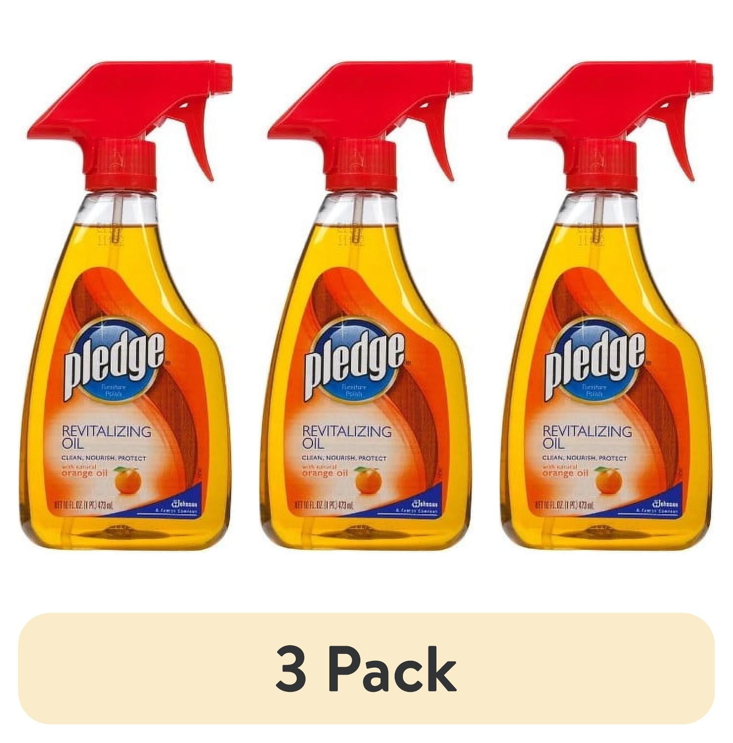 2 pack) Pledge Revive It Restoring Oil, Orange 16Oz (3-Pack