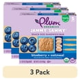 thumbnail image 1 of (3 pack) Plum Organics® Jammy Sammy® Snack Size Sandwich Bar Blueberry + Oatmeal 5-Count Box/1.02oz Bars, 1 of 11