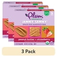 thumbnail interactive-video image 1 of (3 pack) Plum Organics® Jammy Sammy® Snack Size Sandwich Bar Peanut Butter + Strawberry 5-Count Box/1.02oz Bars, 1 of 12