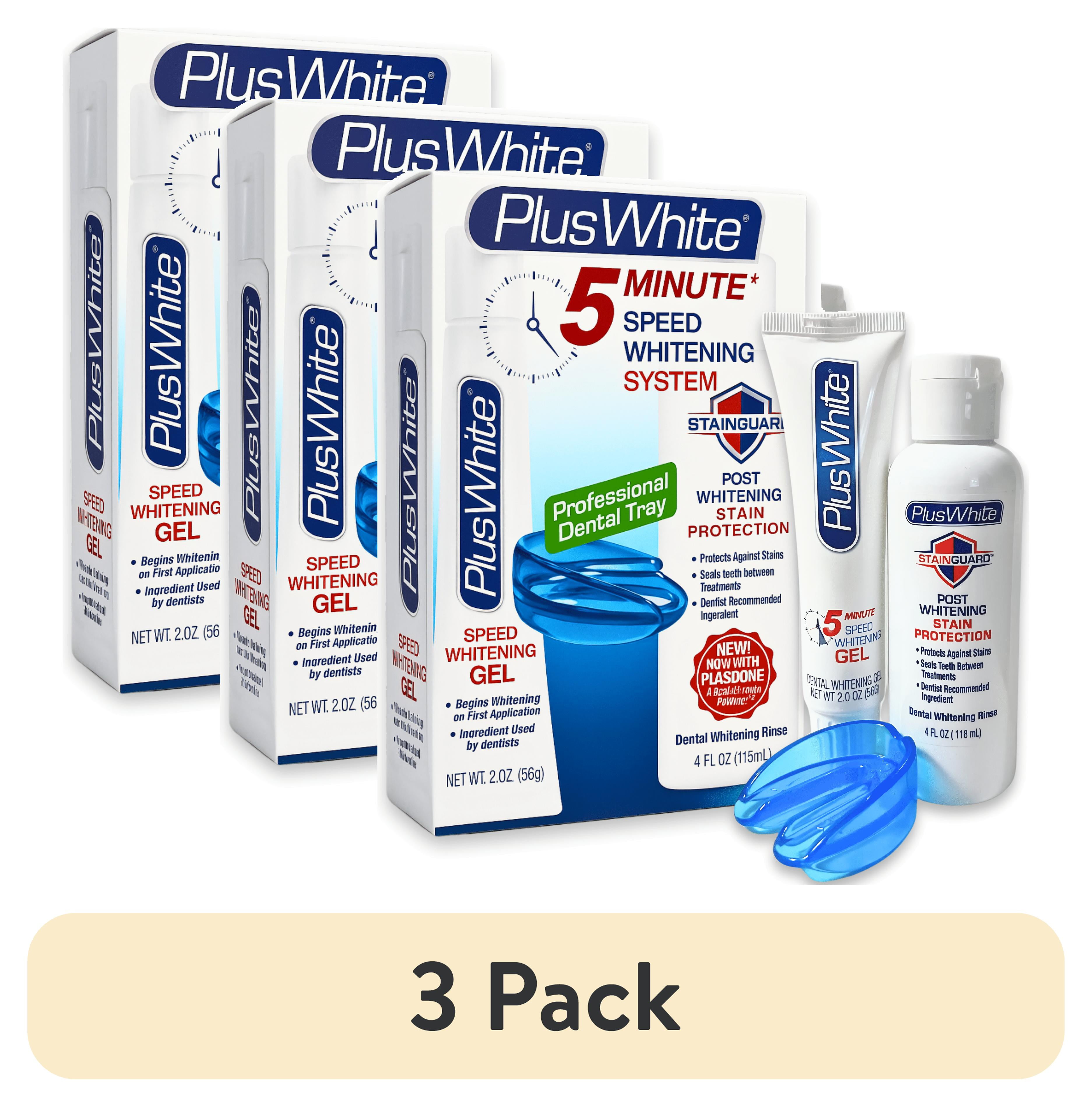 4 pack) Plus White 5 Minute Speed Whitening System – Fast