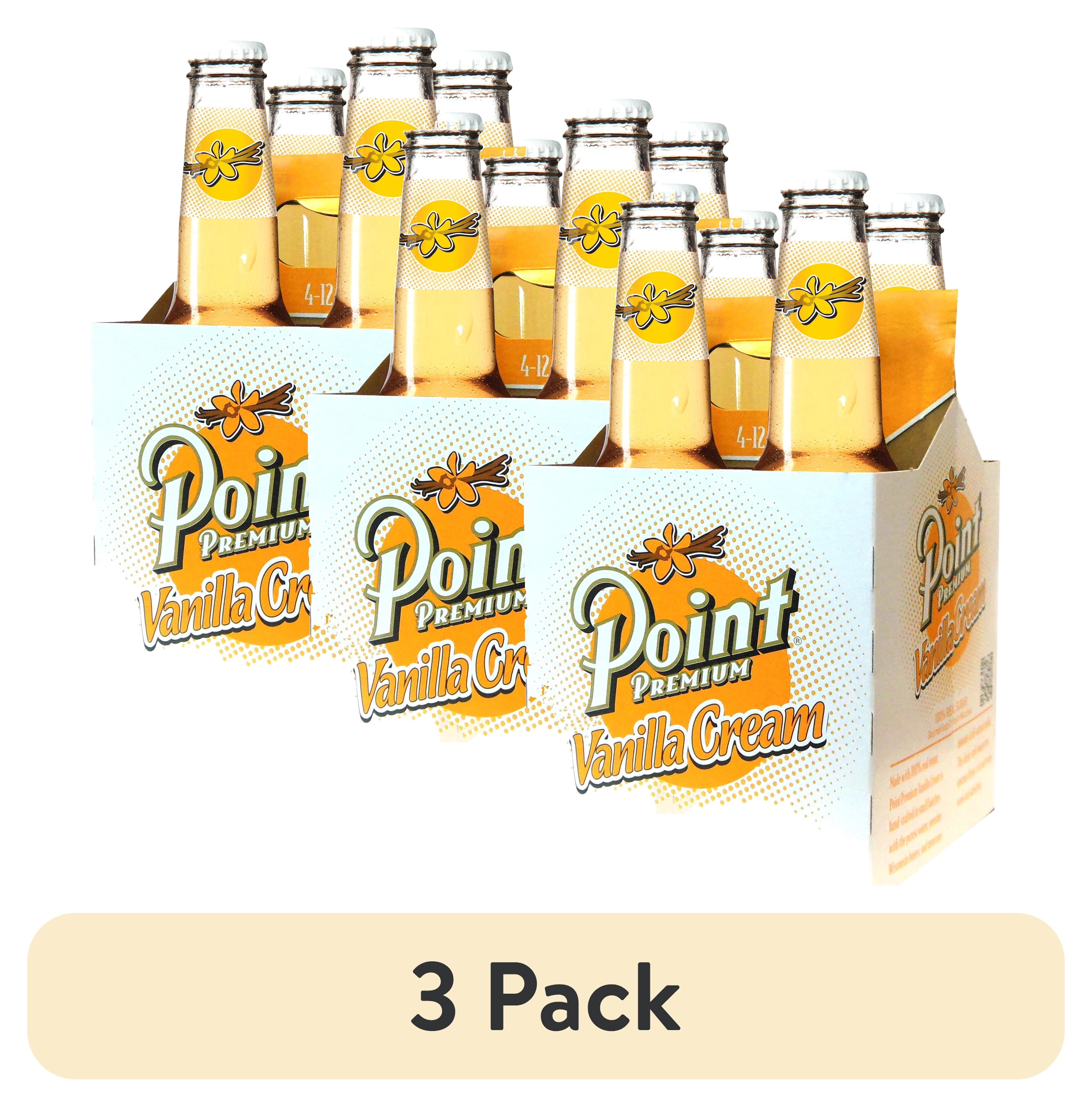 (3 pack) Point Vanilla Cream Soda 4pk Nr