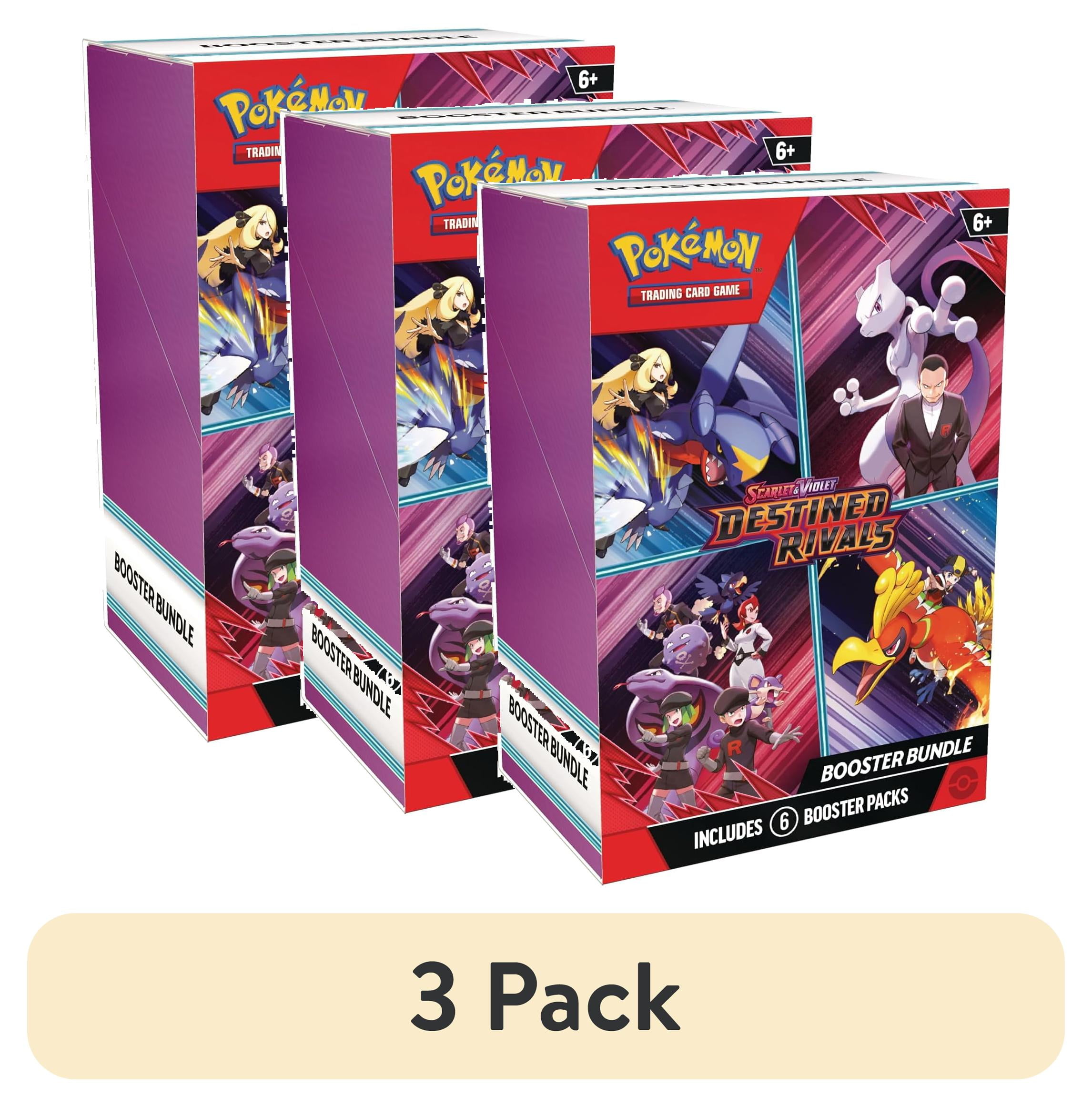 3 pack) Pokemon Trading Card Game Scarlet & Violet 10 Destined Rivals  Booster Bundle - Walmart.com