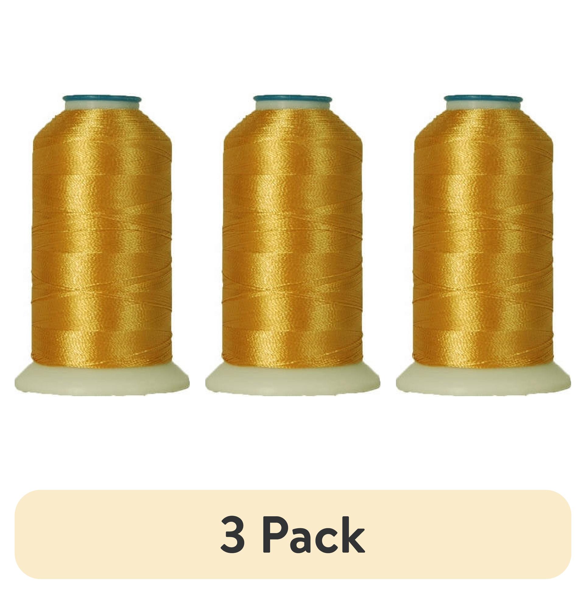 (3 pack) Polyester Machine Embroidery Thread by Threadart - No. 121 ...