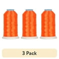 thumbnail image 1 of (3 pack) Polyester Machine Embroidery Thread by Threadart - No. 946 - Neon Orange - 1000M - 220 Colors, 1 of 10