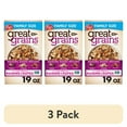 thumbnail image 1 of (3 pack) Post Great Grains Raisins, Dates & Pecans Cereal, Heart Healthy, Whole Grain, Crunchy 19oz Box, 1 of 11