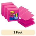 thumbnail image 1 of (3 pack) Post-it Super Sticky Lined Pop-up Notes, 4" x 4", Fuschia, 5 Pads, 1 of 4