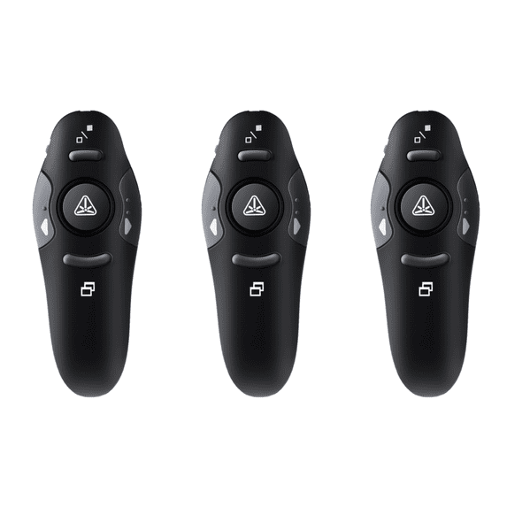 Clickar Point (3 pack) Power Point Clicker USB Wireless 2.4 GHz Remote Control ...