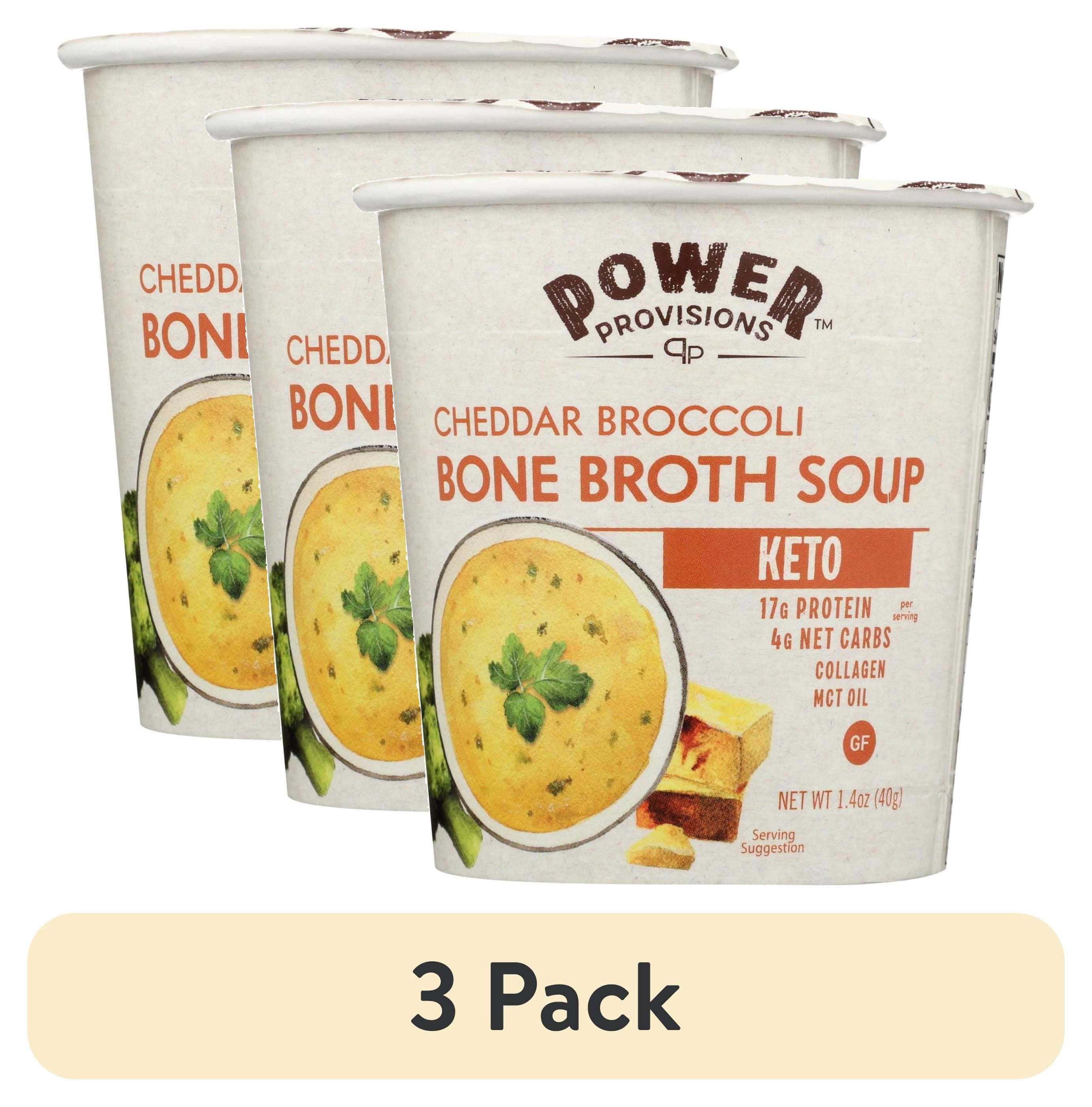 (3 pack) Power Provisions - Soup Bn Brth Chd Broc Ket - CS of 6-1.4 OZ