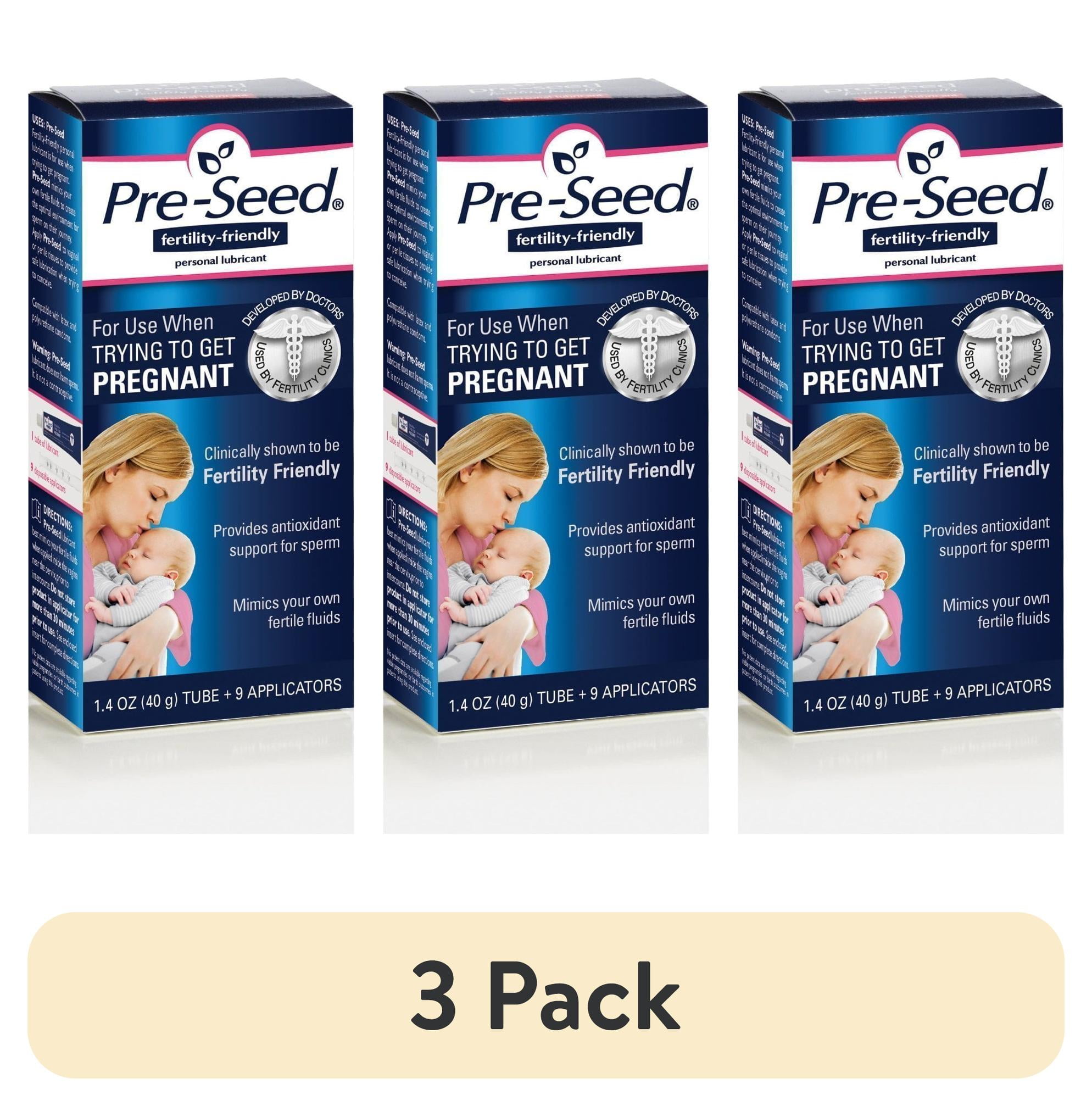 paquete de 3) Lubricante de Fertilidad Pre-Semilla, El Salvador