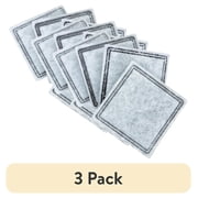 (3 pack) Premier Pet Replacement Carbon Filters for Dog and Cat Fountains, Pack of 4