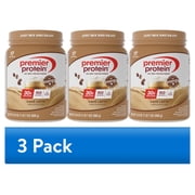3 pack Premier Protein 100% Whey Protein Powder, Caf  Latte, 30g Protein, 23.9 oz, 1.5lb