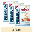 thumbnail image 1 of (3 pack) Premium Original Mini Saltine Crackers, Lunch Snacks, 11 oz, 1 of 17