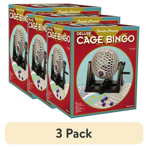 (3 pack) Pressman Toys - Bingo: Deluxe Cage for Children Ages 7 and Up