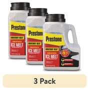 (3 pack) Prestone 9.5 lb Driveway Heat Calcium Chloride Pellets Ice Melt Jug