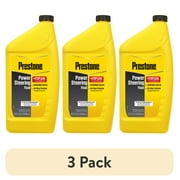 3 pack Prestone Power Steering Fluid Plus Stop Leak, 32 oz 1 Quarts