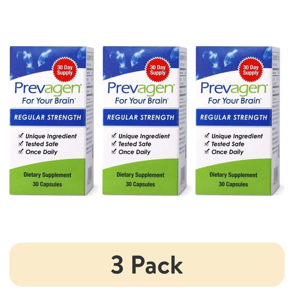 (3 pack) Prevagen Regular Strength Capsules, 30 Count