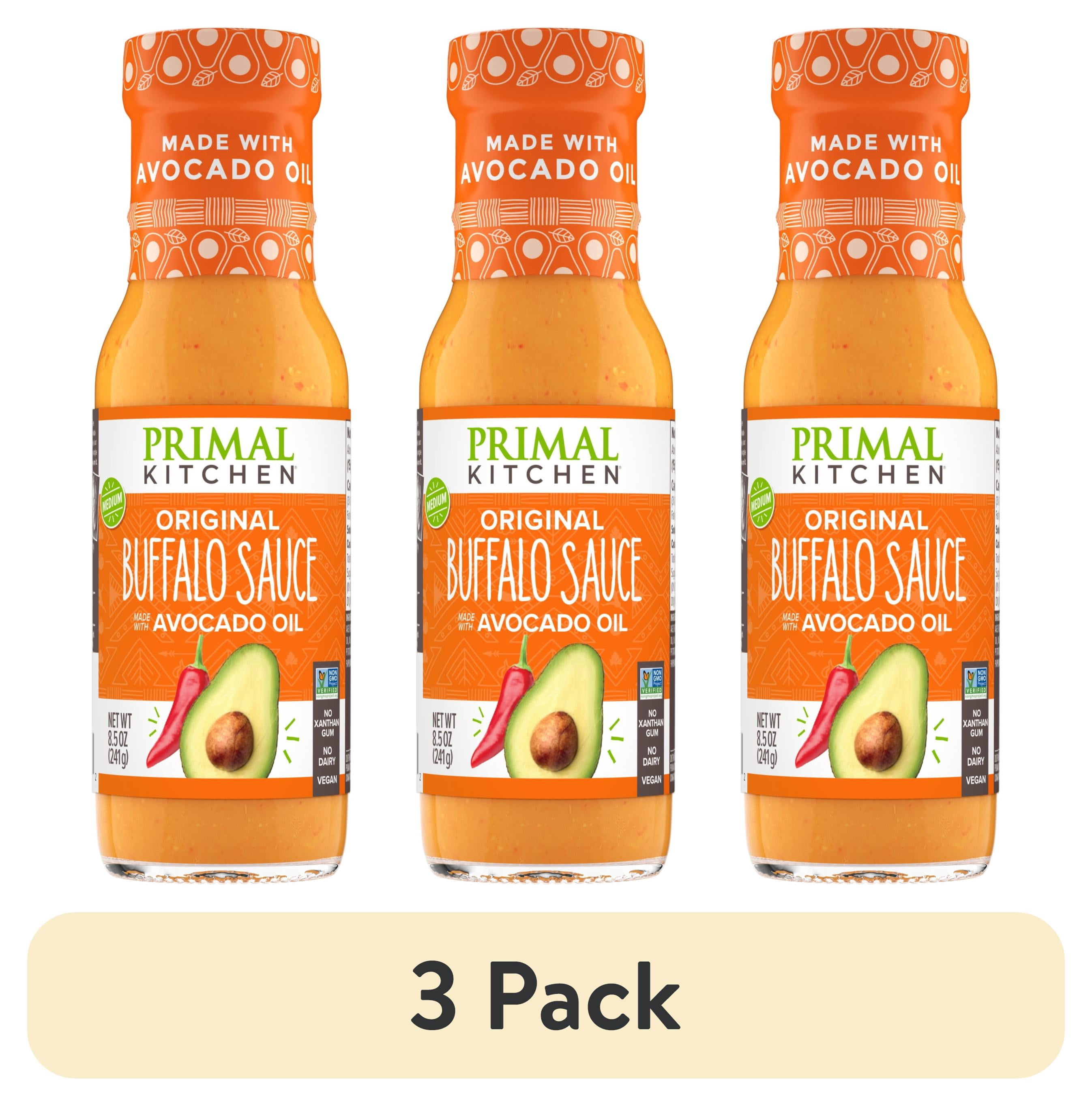 (3 pack) Primal Kitchen Original Buffalo Sauce 8.5 oz Bottle