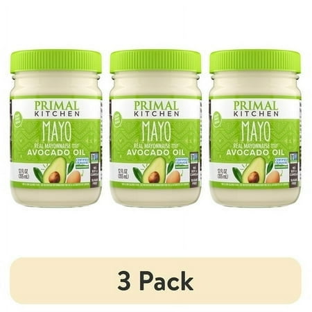 (3 pack) Primal Kitchen Avocado Oil Mayo 12 oz