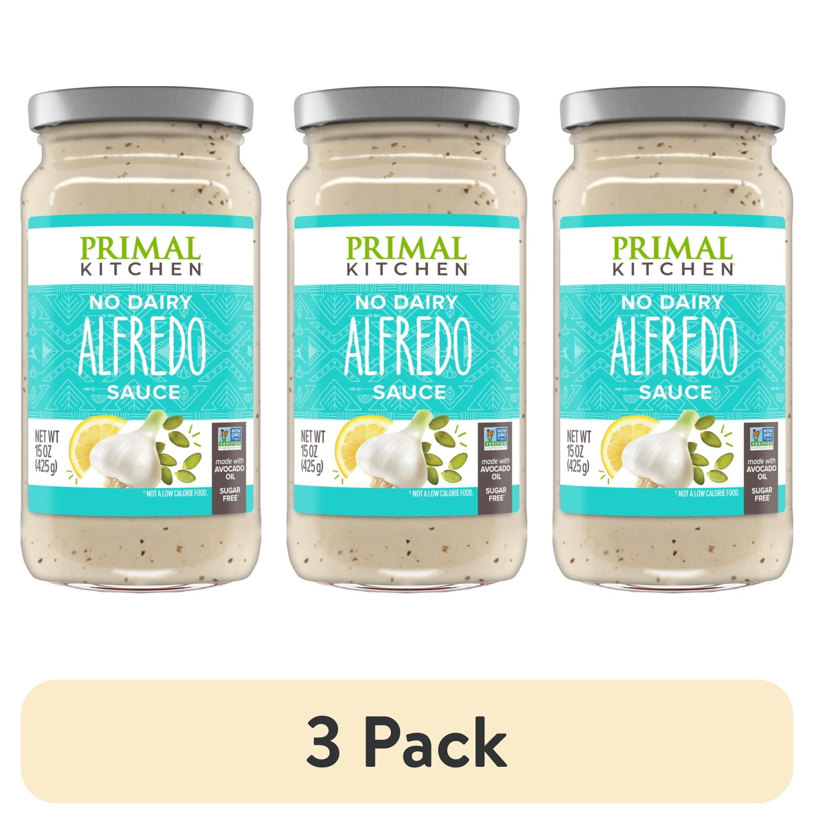 アルファーダン フェリナノクリーム　3個セット 3 pack) Primal Kitchen No Dairy Alfredo Sauce 15 oz - Walmart.com