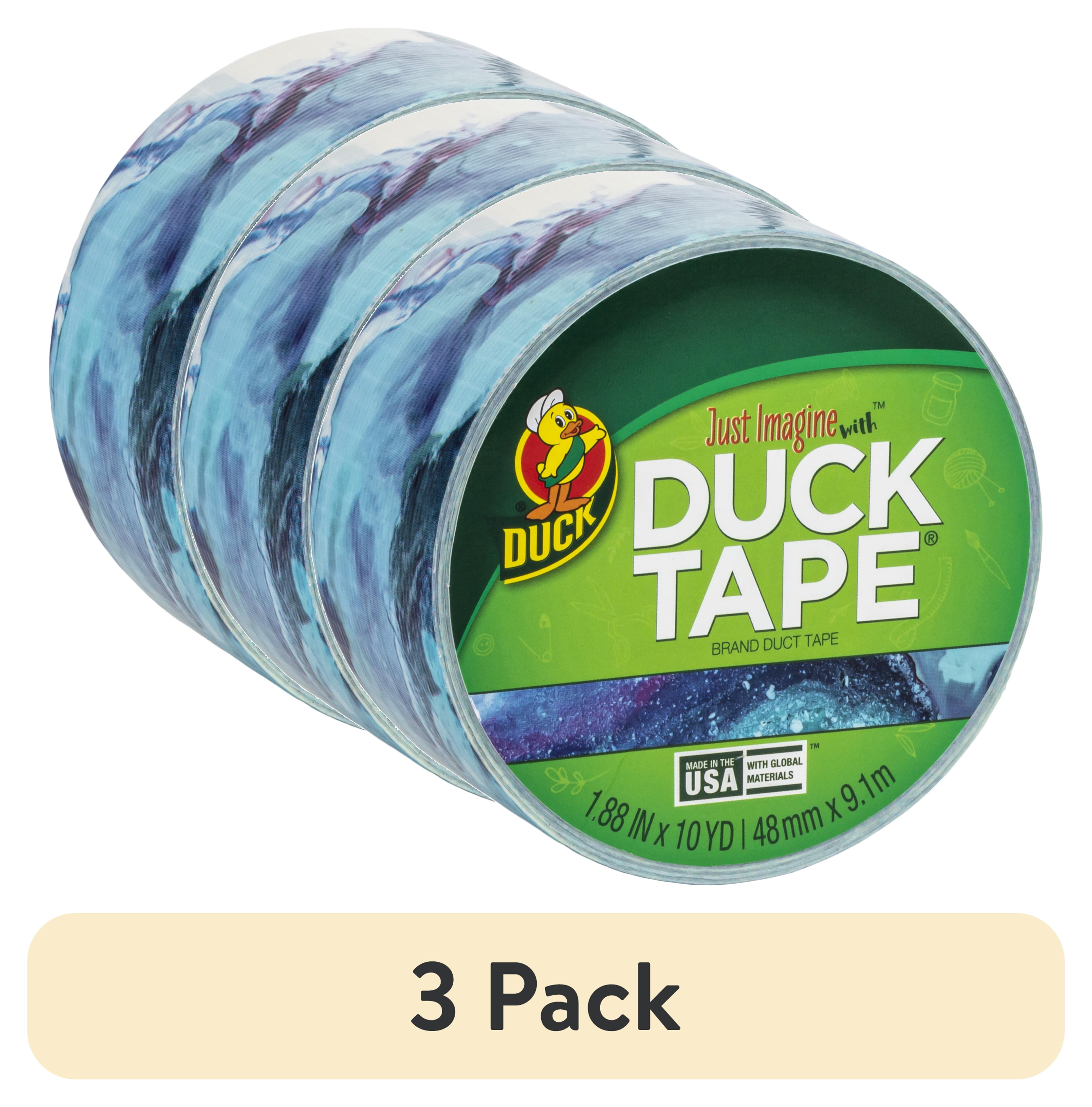 (3 pack) Duck Brand Printed Duct Tape - Marbling 1.88 in. x 10 yd.