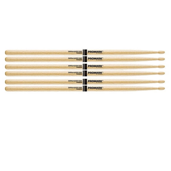 3 pack Pro-Mark Japanese Shira Kashi White Oak 5B Wood PW5BW-3