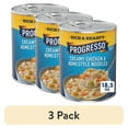 thumbnail image 1 of (3 pack) Progresso Creamy Chicken and Homestyle Noodles Soup, Rich and Hearty Canned Soup, 18.5 oz, 1 of 14