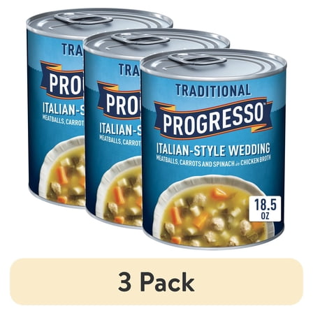 Progresso Italian-Style Wedding Soup, Traditional Canned Soup, 18.5 oz