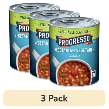 Progresso Vegetable Classics, Vegetarian Vegetable with Barley Canned Soup, 19 oz.