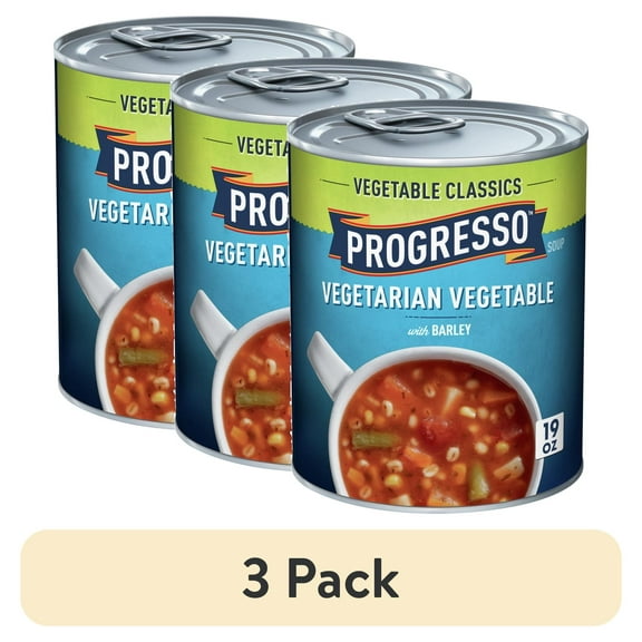 Progresso Vegetable Classics, Vegetarian Vegetable with Barley Canned Soup, 19 oz.