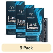 (3 pack) Promescent Delay Spray for Men - Lidocaine Spray for Climax Control to Last Longer, 2.6 ml