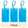 thumbnail interactive-video image 1 of (3 pack) Protege Blue and Pink Jelly Luggage Tags, 2 Count, 1 of 8