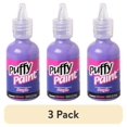 thumbnail image 1 of (3 pack) Puffy 3D Puff Paint, Fabric and Multi-Surface, Purple, 1 fl oz, 1 of 10