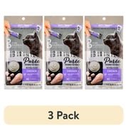 (3 pack) Pure Balance Chicken Puree Gourmet Cat Treats, 0.5 oz, 4 Count