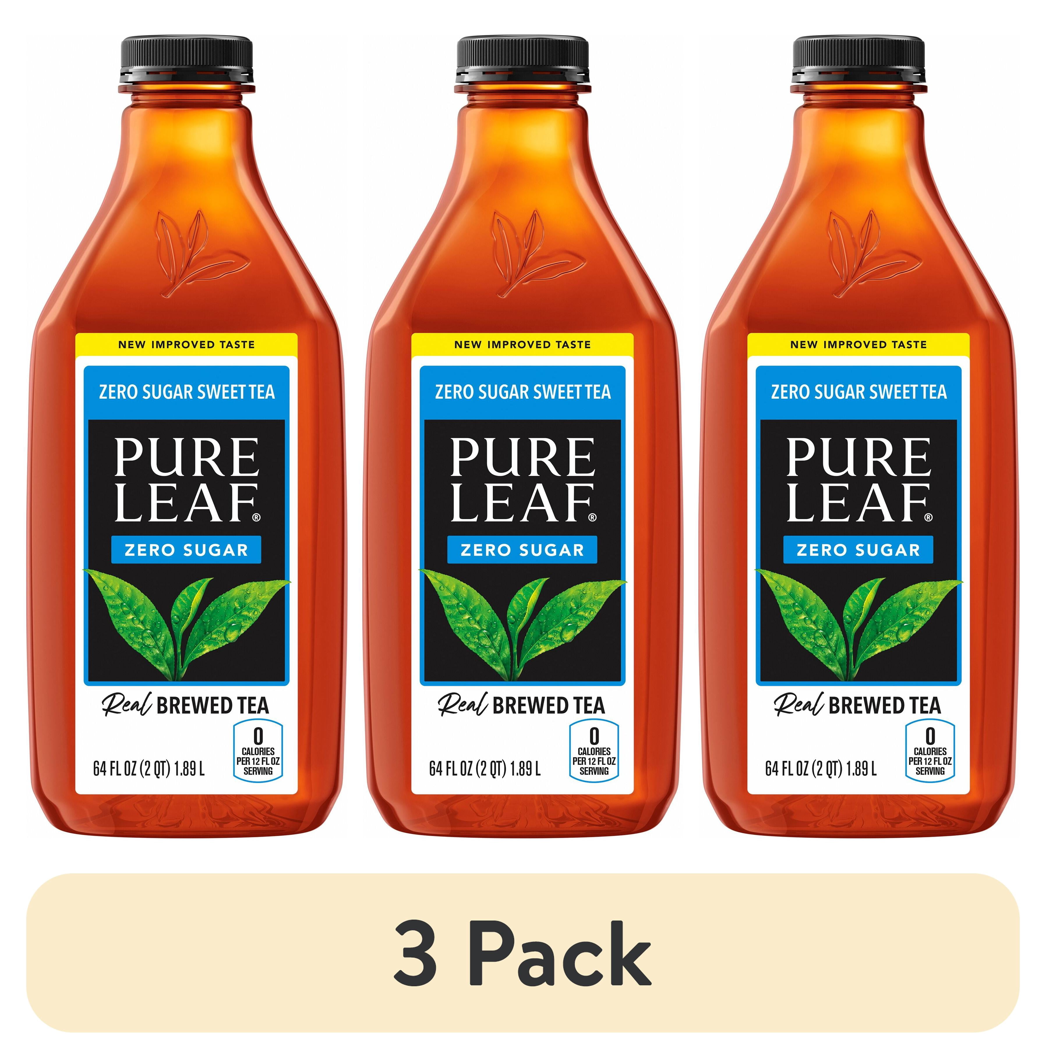 (3 pack) Pure Leaf Zero Sugar Real Brewed Tea Sweet 64 Fl Oz