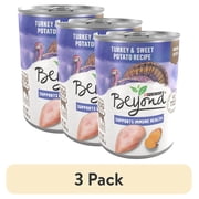 (3 pack) Purina Beyond Ground Entree Wet Dog Food Natural Soft Grain Free Turkey & Sweet Potato, 13 oz Can