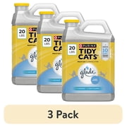 (3 pack) Purina Tidy Cats With Glade Clear Springs Scented, Odor Control, Clumping Multi-Cat Litter