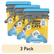 (3 pack) Purina Tidy Cats With Glade Clear Springs Scented, Odor Control, Clumping Multi-Cat Litter