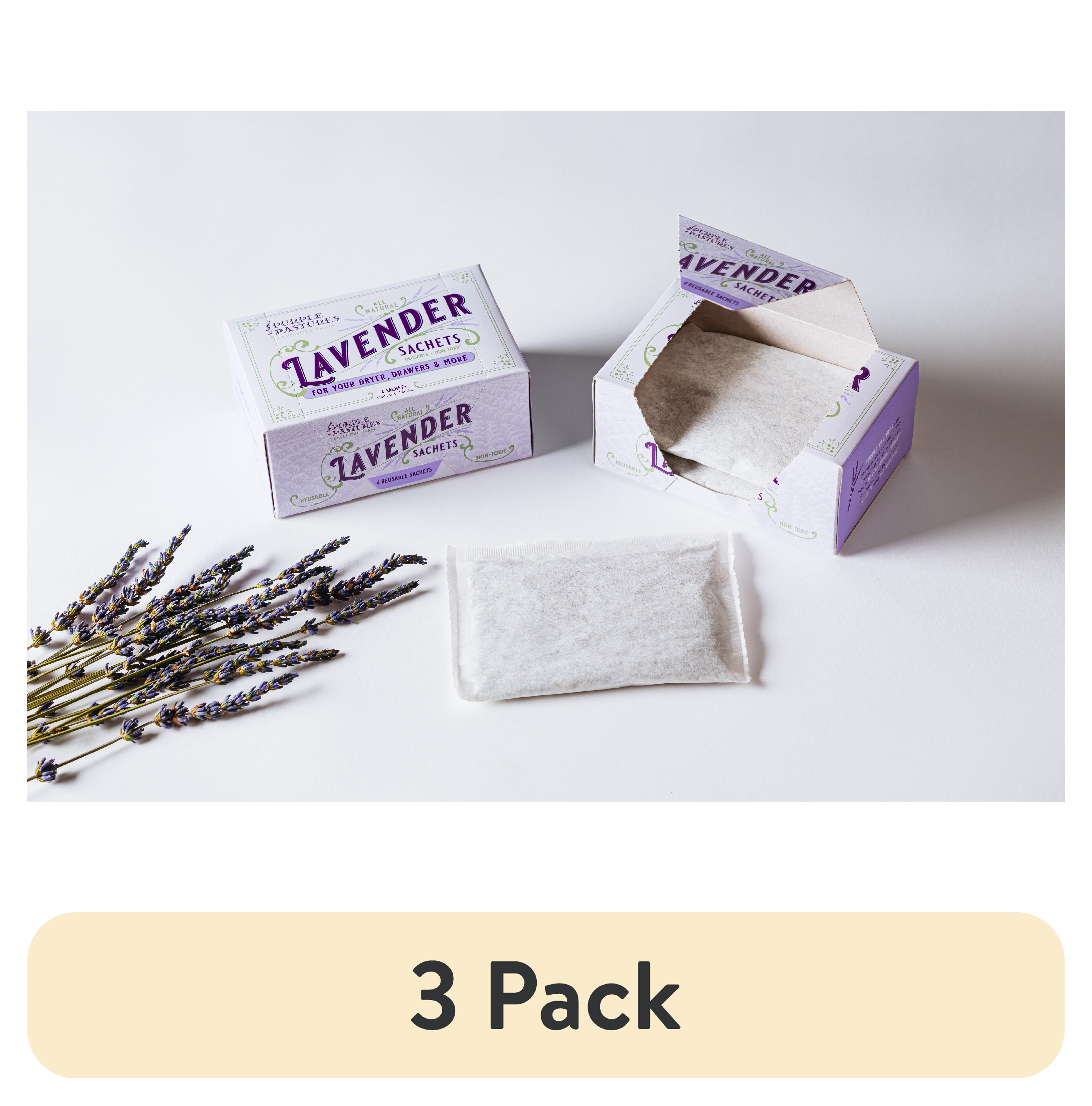 Purple Pastures Lavender Sachets, Natural Home Fragrance, 1.6 oz