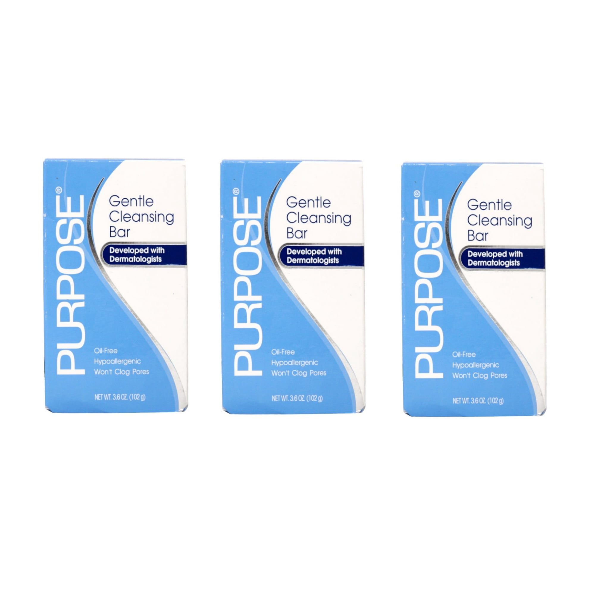(3 pack) Purpose Gentle Cleansing Face Bar 3.6 oz