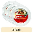 thumbnail image 1 of (3 pack) Pyrex Glass Bakeware Round Pie Plate 9 x 1.2"" (Pack of 2), 1 of 3