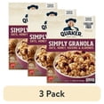thumbnail image 1 of (3 pack) Quaker Simply Granola Breakfast Cereal, Oats Honey Raisins & Almonds, 24.1 oz Box, 1 of 9