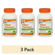 3 pack Quality Choice Fiber Therapy for Regularity Methylcellulose, 500 mg 100 Caplets