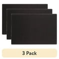thumbnail image 1 of (3 pack) Quartet Oval Office Bulletin Board, 4' x 3', Fabric, Frameless, Black (7684BK), 1 of 6