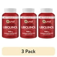 thumbnail interactive-video image 1 of (3 pack) Qunol Mega Ubiquinol CoQ10 Softgels, 100mg, Antioxidant Supplement for Heart Health, 60 Count, 1 of 9