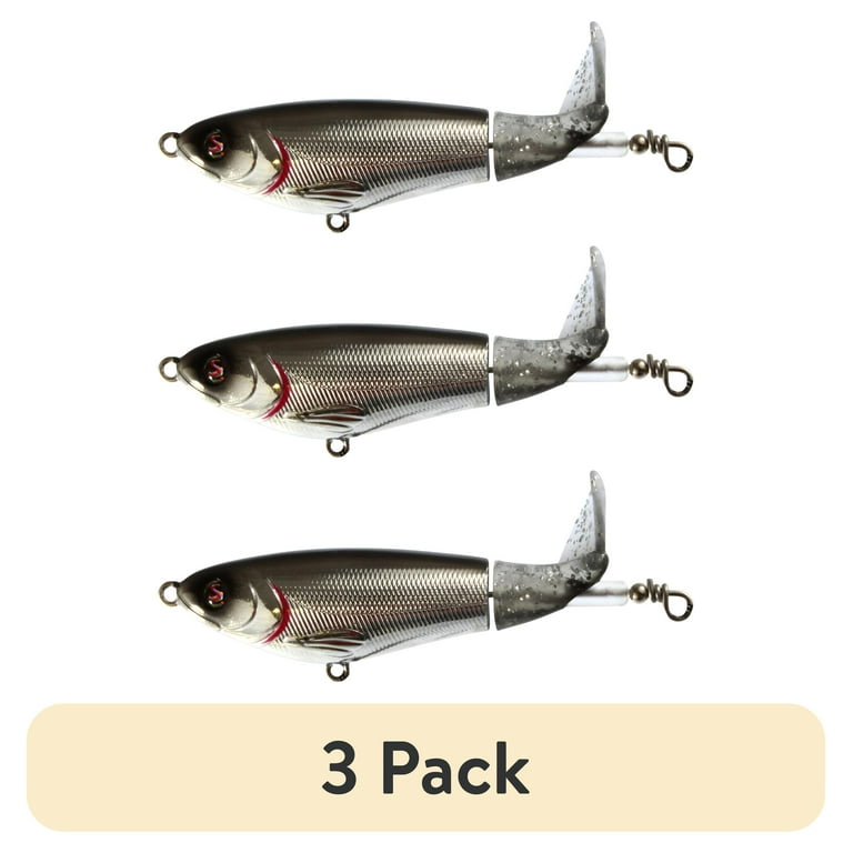 River2Sea Whopper Plopper 90 Chrome Black Fishing Lure 3 Pack