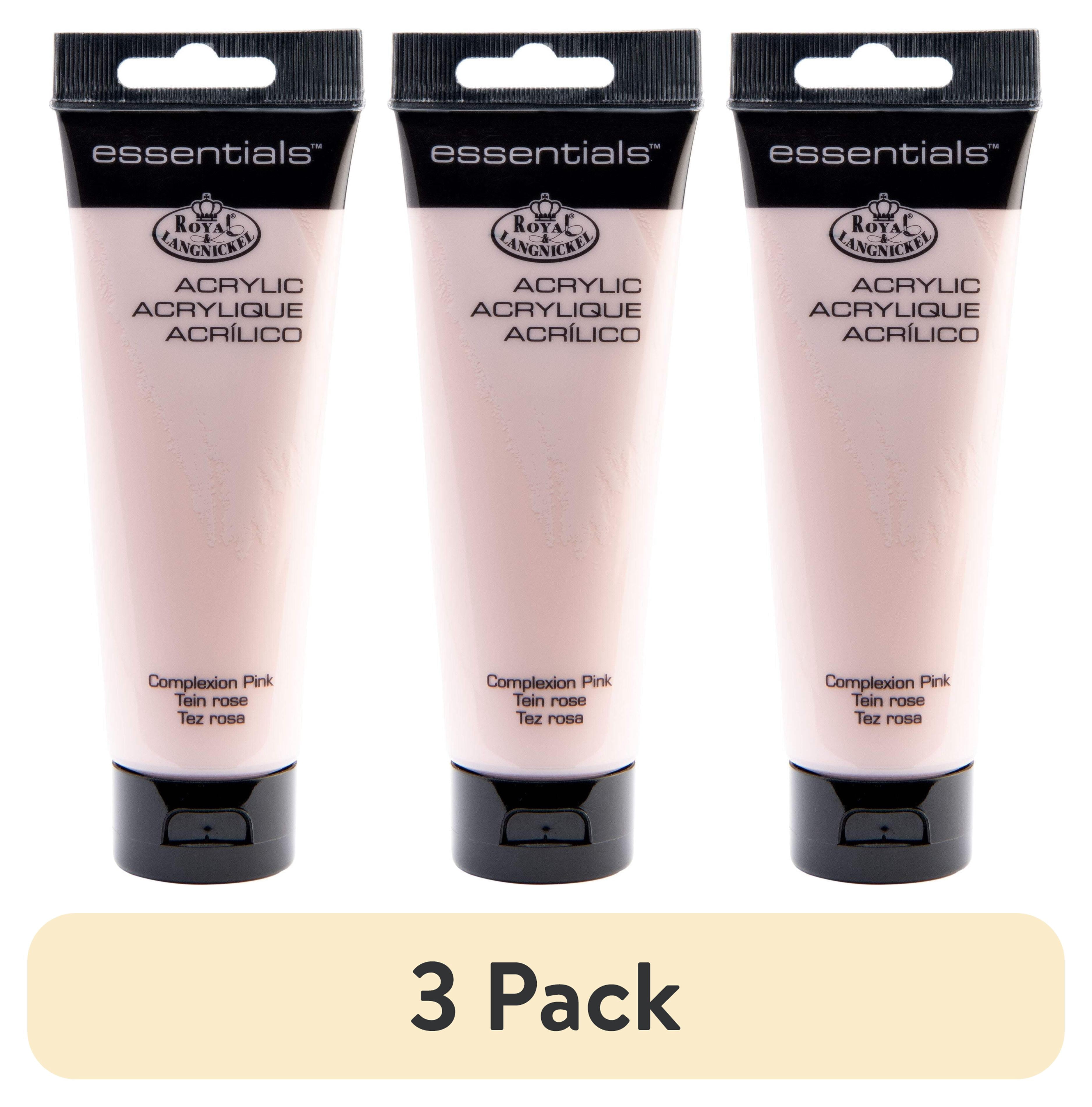 (3 pack) Royal & Langnickel Essentials 120ml Complexion Pink Artist Acrylic Paint